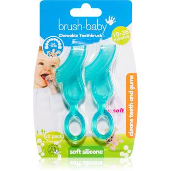 Brush Baby Chewable Toothbrush žvýkací guma pro děti 2 ks