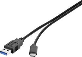 USB 3.1 (Gen 2) kabel Renkforce RF-4381083, 1.80 m, černá