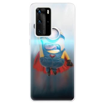 Odolné silikonové pouzdro iSaprio - Mimons Superman 02 - Huawei P40 Pro