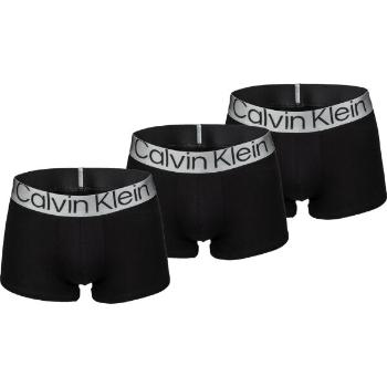 Calvin Klein CKR STEEL COTTON-TRUNK 3PK Pánské boxerky, černá, velikost M