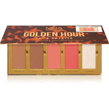 MUA Makeup Academy Golden Hour paleta na kontury obličeje pudrová 15 g