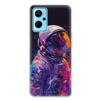 Odolné silikonové pouzdro iSaprio - Neon Astronaut - Realme 9i