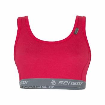 SENSOR MERINO ACTIVE dámská podprsenka magenta Velikost: S