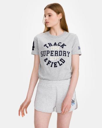 SuperDry Cellgiate Athletic Union Triko Šedá