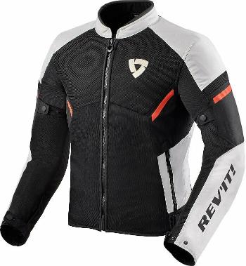 Rev'it! Jacket GT-R Air 3 White/Neon Red 2XL Textilní bunda