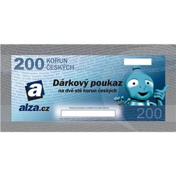 Elektronický dárkový poukaz Alza.cz na nákup zboží v hodnotě 200 Kč