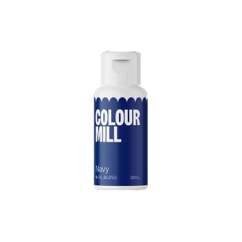 Jedlé potravinářské barvivo Olejová směs Navy 20 ml - Colour Mill