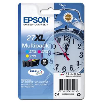 EPSON T2715 (C13T27154012) - originální cartridge, barevná, 3x10,4ml