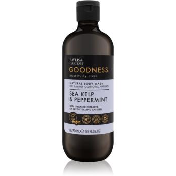 Baylis & Harding Goodness Sea Kelp & Peppermint sprchový gel s výtažky z mořských řas 500 ml