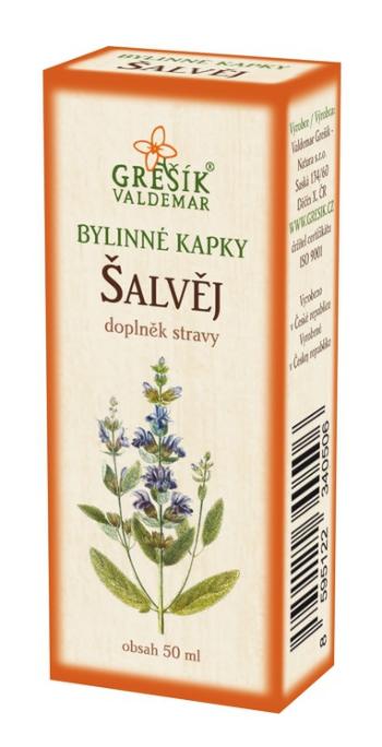 Grešík Šalvěj bylinné kapky 50 ml