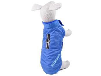 Vsepropejska Snowy zimní bunda „My friend“ pro psa Barva: Modrá, Délka zad (cm): 43, Obvod hrudníku: 44 - 72 cm