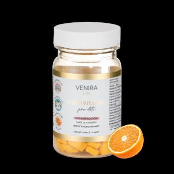 Venira kids Multivitamin pro děti pomeranč kostičky 120 tablet