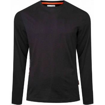 Kappa LOGO MILEV Pánské triko s dlouhým rukávem, černá, velikost M