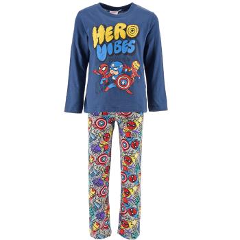 Chlapecké pyžamo AVENGERS HERO VIBES modré Velikost: 104