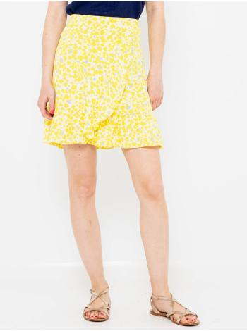 Žlutá vzorovaná sukně CAMAIEU
