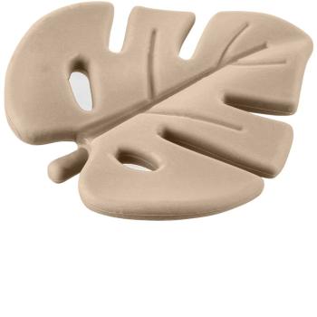 Zopa Silicone Teether Leaf kousátko Sand Beige 1 ks