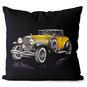 Polštář Duesenberg – Yellow (Velikost: 55 x 55 cm)