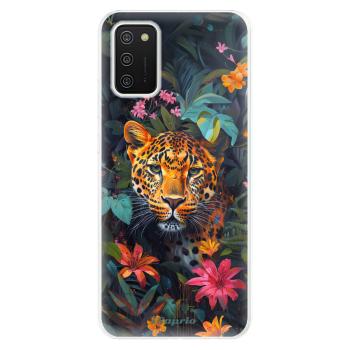 Odolné silikonové pouzdro iSaprio - Flower Jaguar - Samsung Galaxy A02s