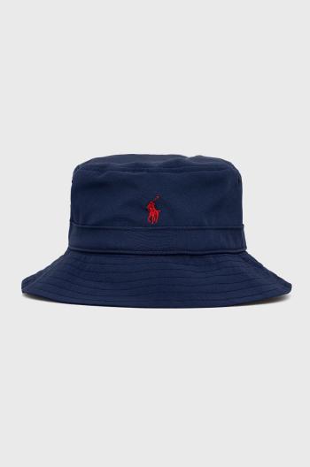 Dětský klobouk Polo Ralph Lauren tmavomodrá barva