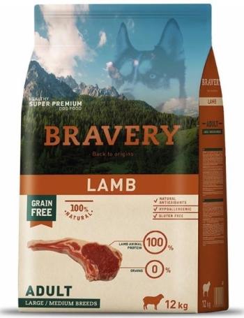 Bravery dog ADULT large/medium LAMB - 4kg