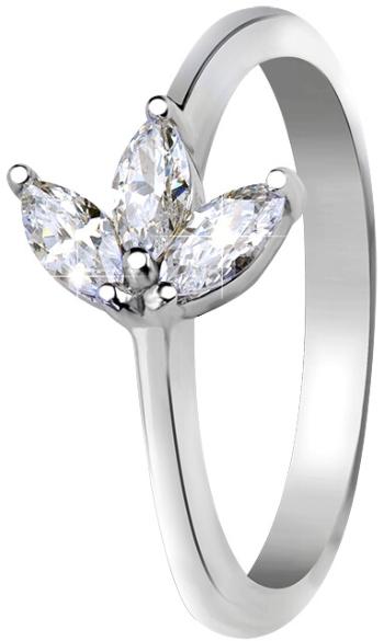 JVD Stříbrný prsten s krystaly SVLR0286SI7BI 59 mm