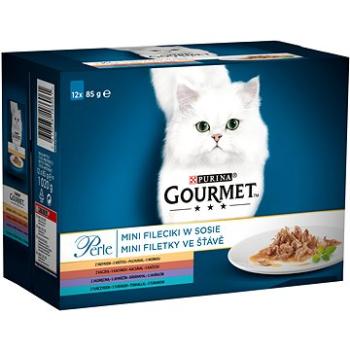 Gourmet Perle multipack  minifiletky ve šťávě – mix. výběr 12 × 85 g (7613038186061)