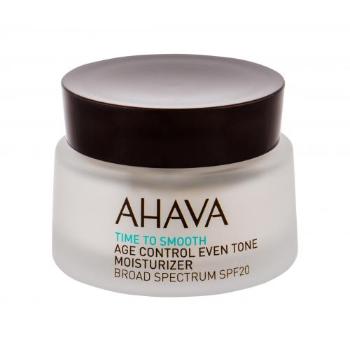 AHAVA Time To Smooth Age Control Even Tone Moisturizer SPF20 50 ml denní pleťový krém na všechny typy pleti; proti vráskám; na pigmentové skvrny