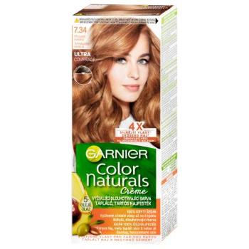 Garnier Color Naturals Créme 40 ml barva na vlasy pro ženy 7,34 Natural Copper na barvené vlasy; na všechny typy vlasů