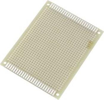 Eurodeska pocínovaný, bez CU vložky epoxid TRU COMPONENTS SUPCB001, (d x š) 98 mm x 76.5 mm, RM 2.54 mm, 1 ks