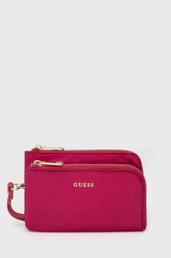 Kosmetická taška Guess růžová barva