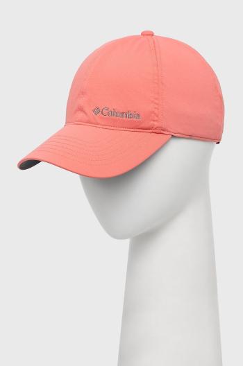 Čepice Columbia oranžová barva, s aplikací