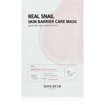 Some By Mi Clinical Solution Snail Skin Barrier Care Mask posilující plátýnková maska pro regeneraci a obnovu pleti 20 g