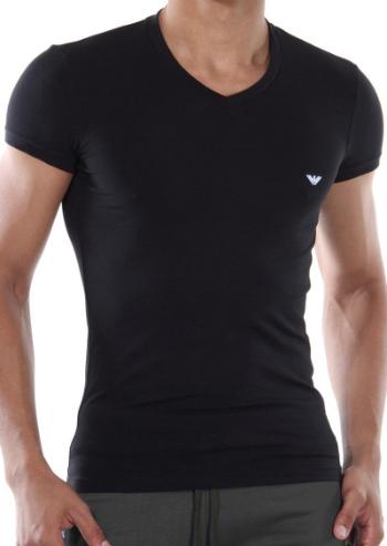 Pánské tričko Emporio Armani 110810 CC729 S Černá