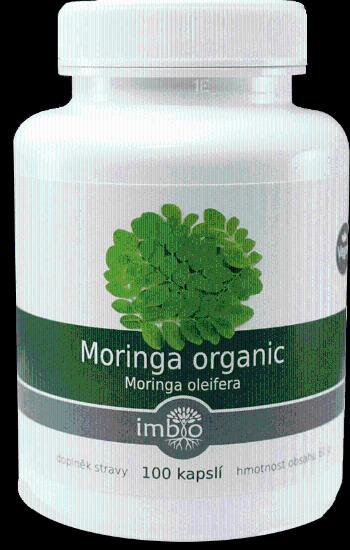 Imbio Moringa organic 100 kapslí