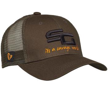 Savage gear kšiltovka sg4 cap one size olive green