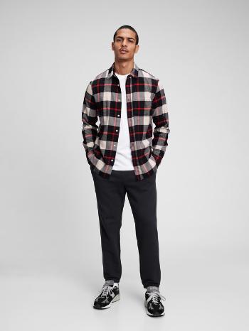 GAP Organic Midweight Flannel Košile Černá