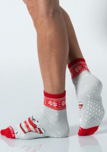 Pánské vánoční ponožky Cotonella EIU050 UNI Rosso
