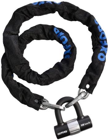 Oxford HD Chain Lock 1.5m Black Řetěz-Zámek