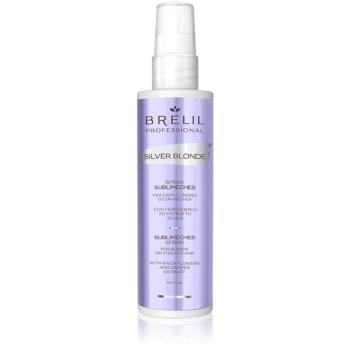 Brelil Professional Silver Blonde Sublimeches Spray sprej na vlasy neutralizující žluté tóny 150 ml