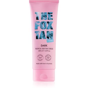 The Fox Tan Dark Tropical hydratační samoopalovací krém 200 ml