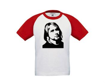 Dětské tričko baseball Kurt Cobain