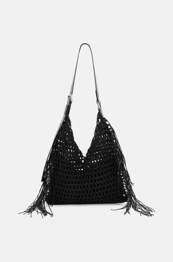 Kabelka AllSaints SABINE SHOULDER BAG černá barva, W080XA