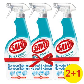 Savo Na vodní kámen dezinfekční sprej bez chloru 3 x 700 ml