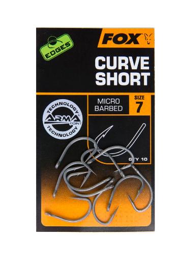 Fox Háčky EDGES Curve Shank Short 10ks - vel. 8