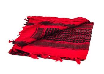 BCB Adventure univerzální šátek Shemag červený