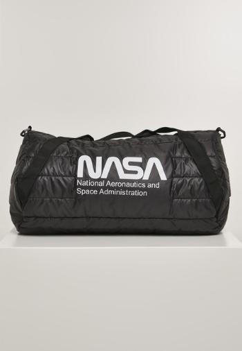 Mr. Tee NASA Puffer Duffle Bag black - UNI