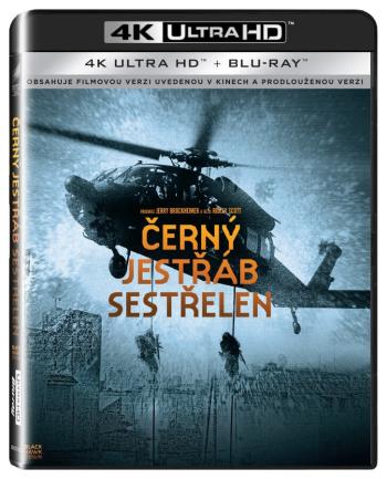 Černý jestřáb sestřelen (4K ULTRA HD+BLU-RAY) (2 BLU-RAY) - 2 verze filmu