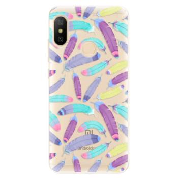 Odolné silikonové pouzdro iSaprio - Feather Pattern 01 - Xiaomi Mi A2 Lite