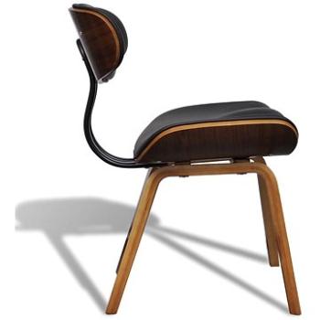 Jídelní židle 6 ks ohýbané dřevo a umělá kůže (270551)