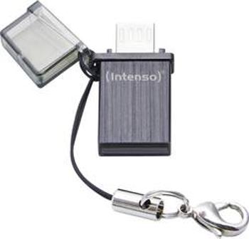 USB paměť pro smartphony/tablety Intenso Mini MOBILE LINE, 8 GB, USB 2.0, microUSB 2.0, černá